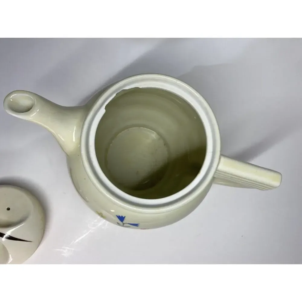 Vintage Drip-O-lator Coffee Tea Serving Pot Art Deco Flower Pots Design Display